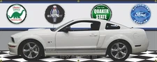 2007 SHELBY GT WHITE CAR GARAGE SCENE BANNER SIGN ART MURAL VARIOUS SIZES
