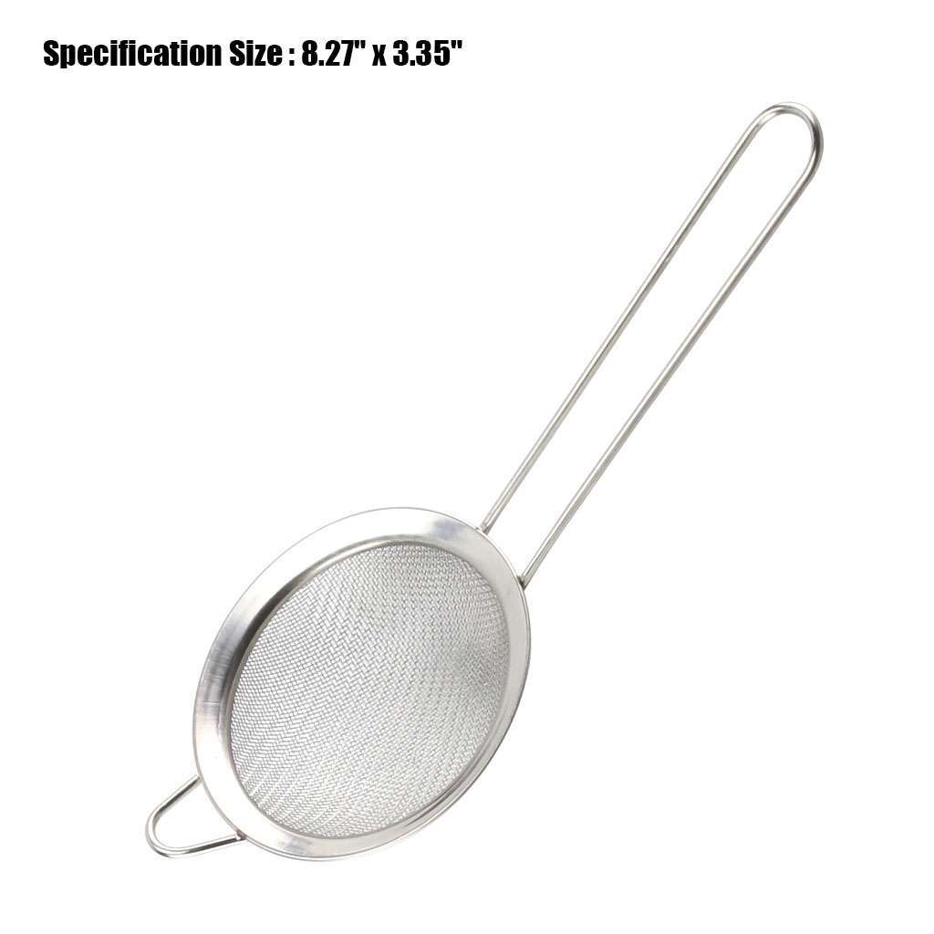 Fine Mesh Skimmer Spoon 304 Stainless Steel Hot Pot Fat Strainer for Oil Filter