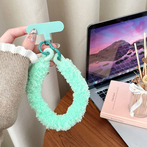 Winter Warm Phone Wrist Strap Anti-lost Cellphone Chain Colorful Phone Chain - 第 15/26 張圖片