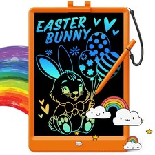 ORSEN LCD Writing Tablet 10 Inch, Colorful Doodle Board 10 inch, Orange