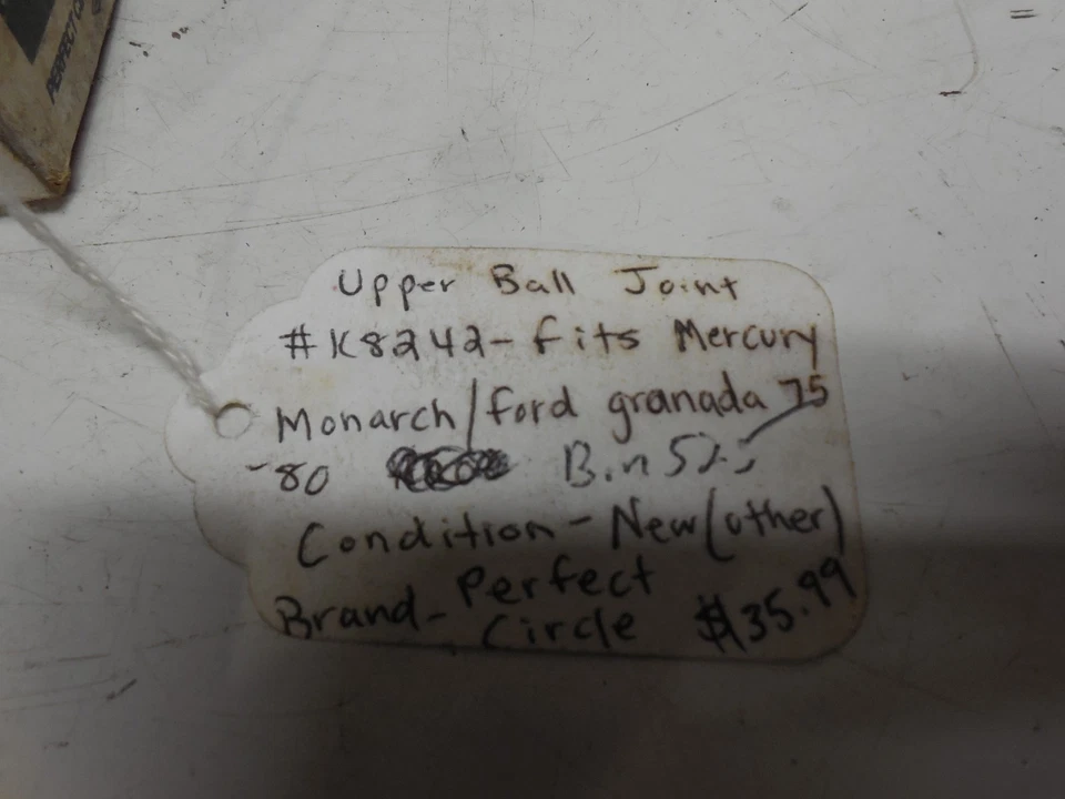 Perfect Circle Upper Ball Joint K8242 fits 75-82 Mercury Monarch Ford Granada - Image 4 of 4