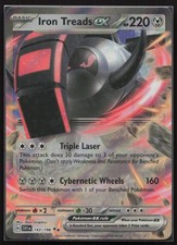 Iron Treads ex Scarlet & Violet 143/198 Double Rare Holo SVI Pokemon TCG Card NM