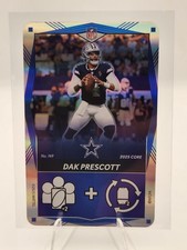 Dak Prescott #149 Cowboys 2025 Uno Elite NFL Blue Foil Color Match