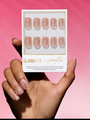 glamnetic press on nails Squoval-Thrilla In Manila   