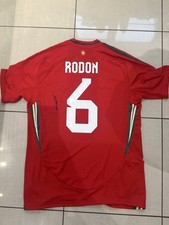 Joe Rodon Signed Adidas Wales Shirt Leeds United Autograph