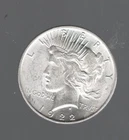 1890 Peace Silver Dollar Coinsnap AU (00099)