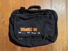 Microsoft Office Windows Review Vintage Messenger Bag Backpack 1996 Black