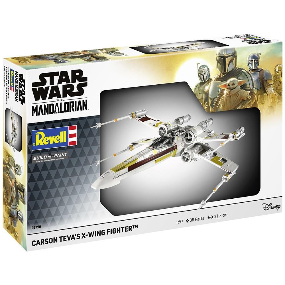 Revell 06790 StarWars The Mandalorian Carson Teva's X-Wing Fighter 1:57 Scale