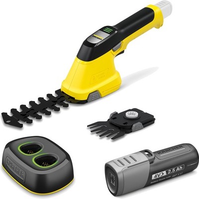 Kärcher GSH 4-4 Plus 2-in-1-Gras- und -Strauchschere + Ladegerät und 2,5 Ah Akku