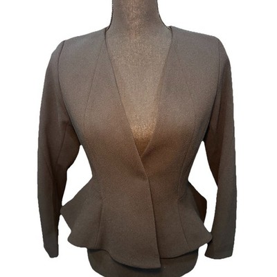H & M Blazer Women's Size 6 Blac One Button Blazer Suit With Full Lining NWT $59