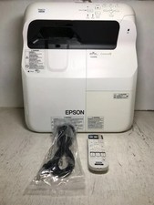 Epson PowerLite Projector 675W H745A 157 HOURS W/ REMOTE, EXCELLENT COND.