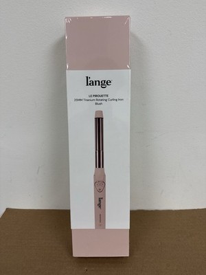 L Ange lange LE PIROUETTE 25MM Titanium Rotating Curling Iron Blush Sealed