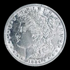 1884 Morgan Silver Dollar