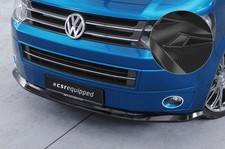 Cup Spoiler Lippe Front Ansatz Carbon Look für VW T5 Multivan/Bus CSL465-C