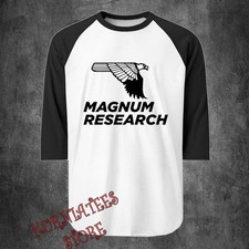 Magnum Research Desert Eagle Men's Raglan Black Size S to 2XL