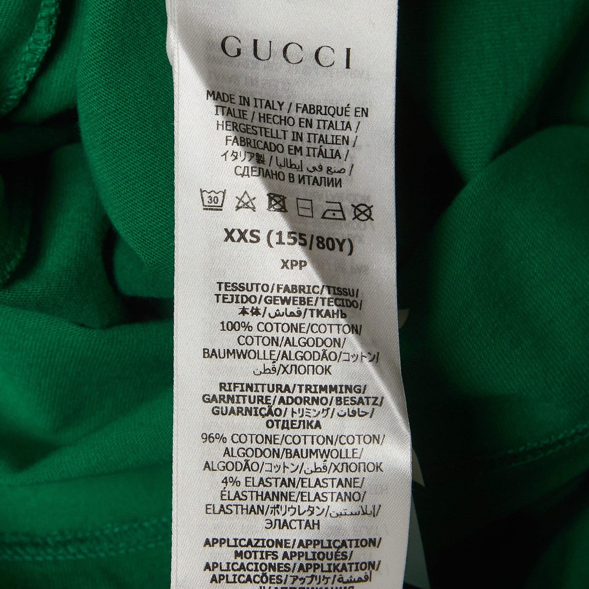 Gucci x Adidas Green Logo Print Jersey VNeck TShirt XXS | eBay