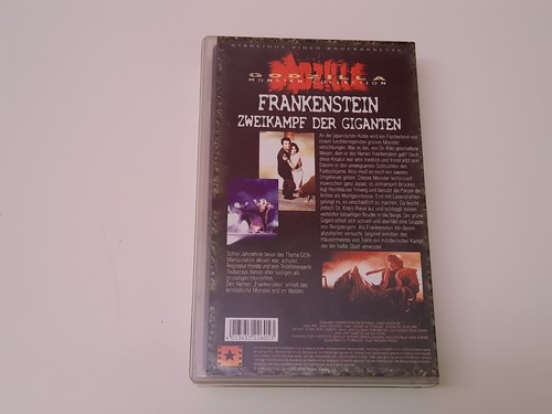 Frankenstein - Zweikampf der Giganten 1966 VHS German PAL Video Godzilla Monster - Bild 2 von 5