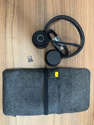 Jabra Evolve 65 TE Duo Stereo Headset Kopfhörer Mikrofon USB-C Neu OVP