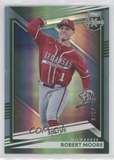 2022 Panini Elite Extra Edition Status Green 26/499 Robert Moore #72 z1r