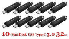 LOT 10x SanDisk 32GB Ultra USB Type-C Flash Drive Black SDCZ460-032G-G46