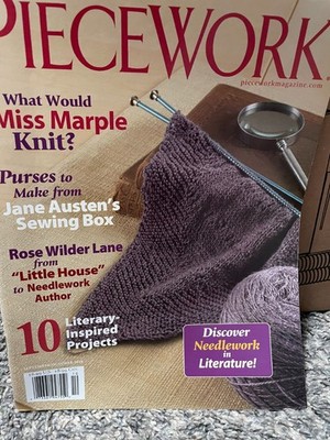 Piecework. September October 2010 Edition. ''Discover Needlework in Lliterature!''