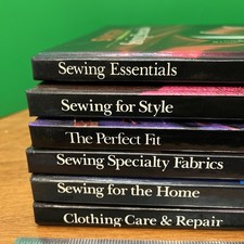 Lot  Of 6 Singer Sewing Reference Library,VTG Hardcover Books.