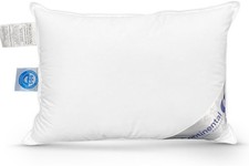 Child Pillow - Firm 550 White Down Fill Soft Pillow for Sleeping, Plush Kids ...