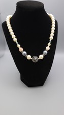 Handmade Pearl Necklace set with Earrings