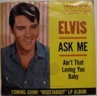 Elvis Presley - Ask Me - 1964 Picture Sleeve & 45