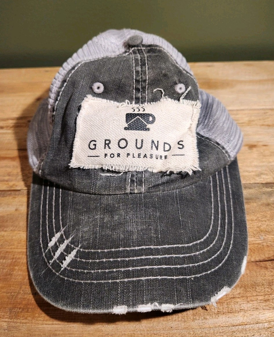 Coffee Adjustable Hat "Grounds For Pleasure" - image 1