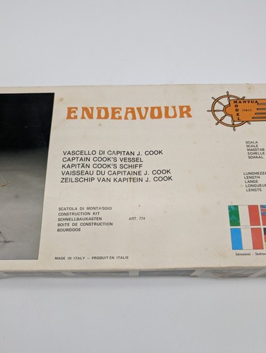 Endeavour Mantua Model 774 Assembly Kit 1:60 Scale Captain James Cook's Ship - Foto 6 di 14