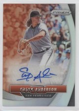 2020 Panini Prizm Game Ball Graphs Silver Prizm Shaun Anderson #GBG-SA Auto 0cv