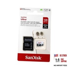 Ultra 128GB UHS-I Class 10 MicroSDXC Memory Card Up to 80mb/s SDSQUNC-128G