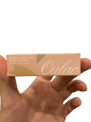 Oulac Infinity Moisture Shine Lippenstift in D04 Brunt Rose Neu in OVP 4g Schimmer Glitzer