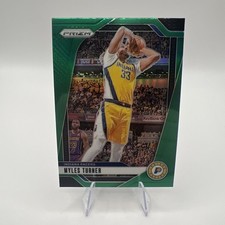 Myles Turner Green Prizm 2024-25 Panini Prizm #115 Indiana Pacers 