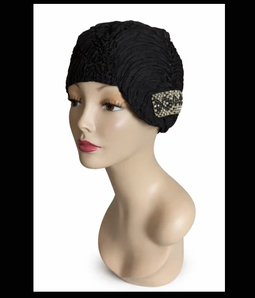 Vintage Art Deco Flapper Cloche Hut Ende 20er - Anfang 30er Jahre - Bild 3 von 3