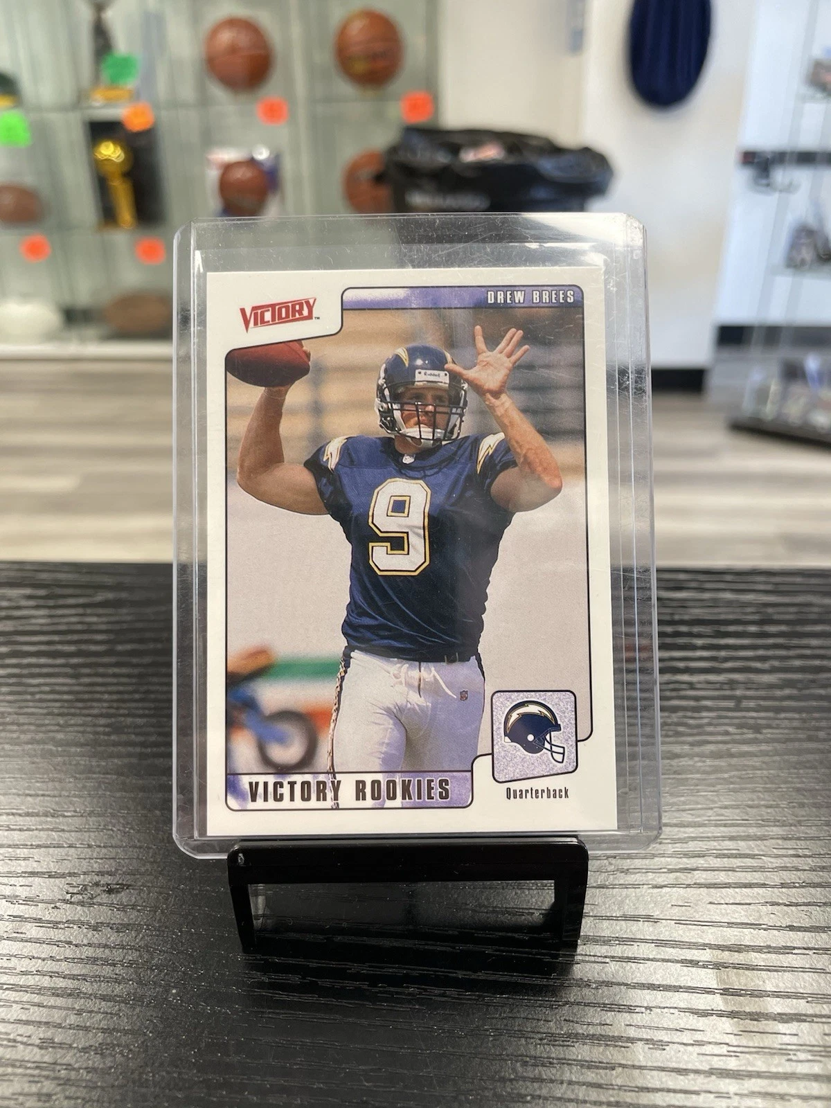 Drew Brees trading card