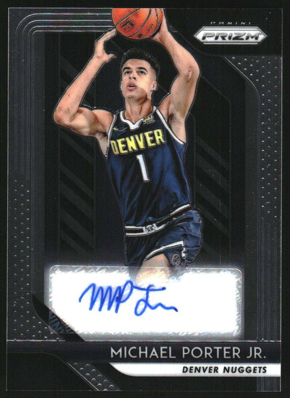 【75シリ】Michael Porter Jr. RC Select Prizm 2023-24 Panini Select #23 Michael Porter Jr. Green White