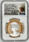 Peace Dollar Rose Gilt Pulsating High Relief 2023 Canada Silver NGC PF 70 FDOI