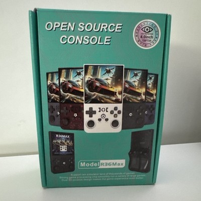 R36MAX Retro-Handheld-Spielkonsole, 64 GB Mini-Videospiel