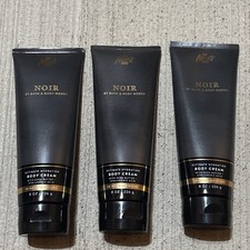 QTY 3 - Bath & Body Works NOIR Mens Body Crea...