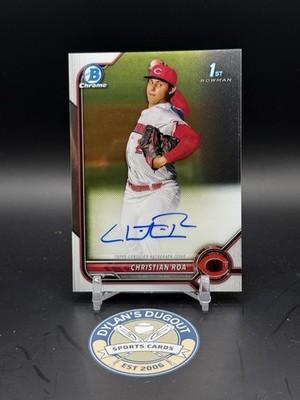 2022 Bowman - Chrome Prospect Autographs Christian Roa #CPA-CRA Auto
