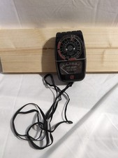 Vintage General Electric GE exposure meter, Model DW-48. Leather Case. 1950's