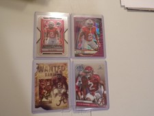 4 OHIO STATE CALEB DOWNS 2023 BOWMAN UNIVERSITY CHROME ROOKIE RC CARD LOT