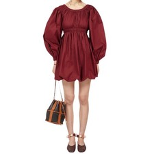 Ulla Johnson Martine Dress | Bordeaux | Size 6 | 100% Cotton | NWT | $395 Retail