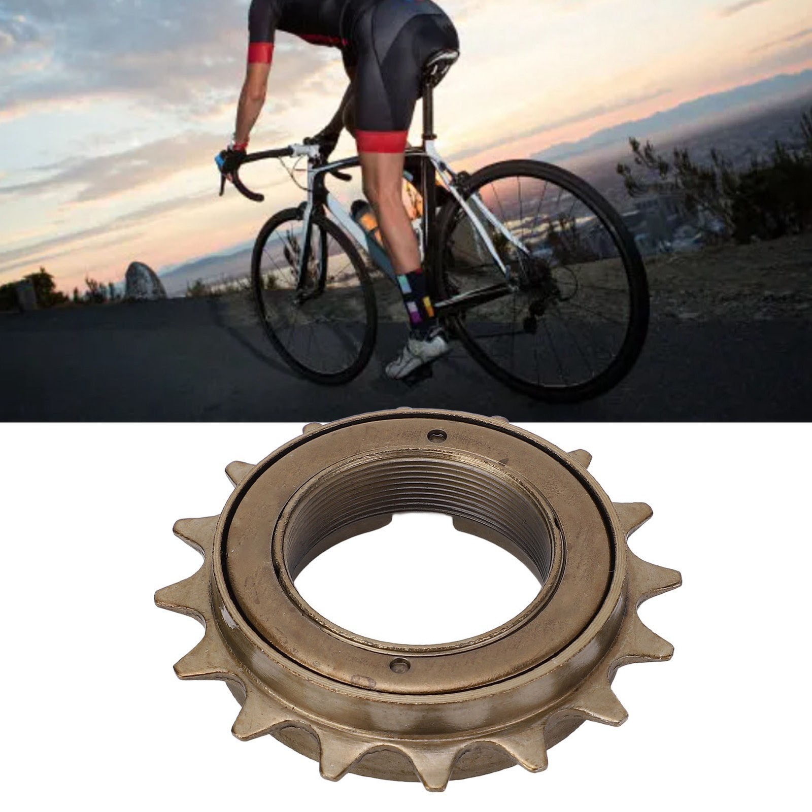 High Strength Carbon Steel Single Speed Bike Freewheel For Replacement Excellent