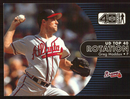 2002 Upper Deck 40-Man #1137 Greg Maddux RT - BB