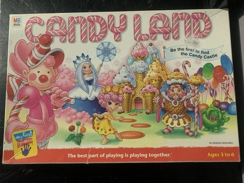 Vintage 1999 Candy Land Board Game By Milton Bradley Missing Instructions