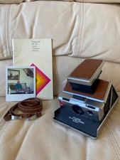 Polaroid sx-70 Alpha 1 instant camera-film flash tested-Great-Ships Same Day