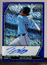 2026 Leaf Metal Base Autograph Shimmer Purple #BA-DM1 Dean Moss 2/7